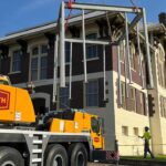 lifting steel structure for bell tower